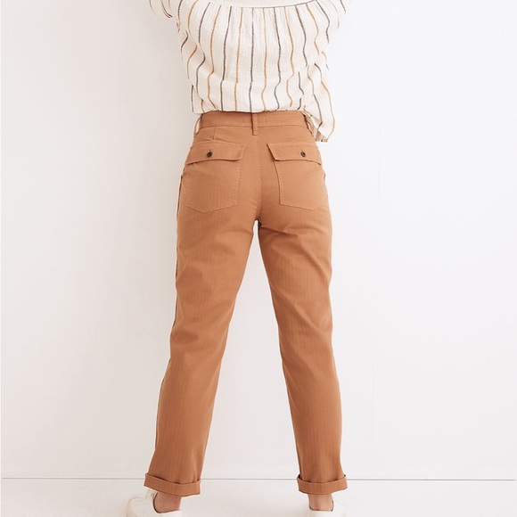 NWT Madewell The Curvy Perfect Vintage Straight Workwear Pants - Picture 6 of 7